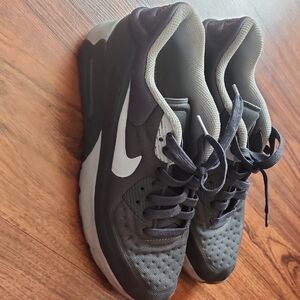 Nike Charcoal and White Athletic Shoes